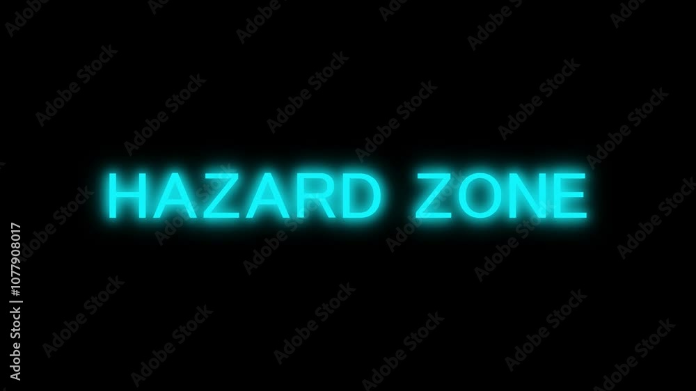 Attention Danger Warning Sign. Attention Danger Warning Sign.