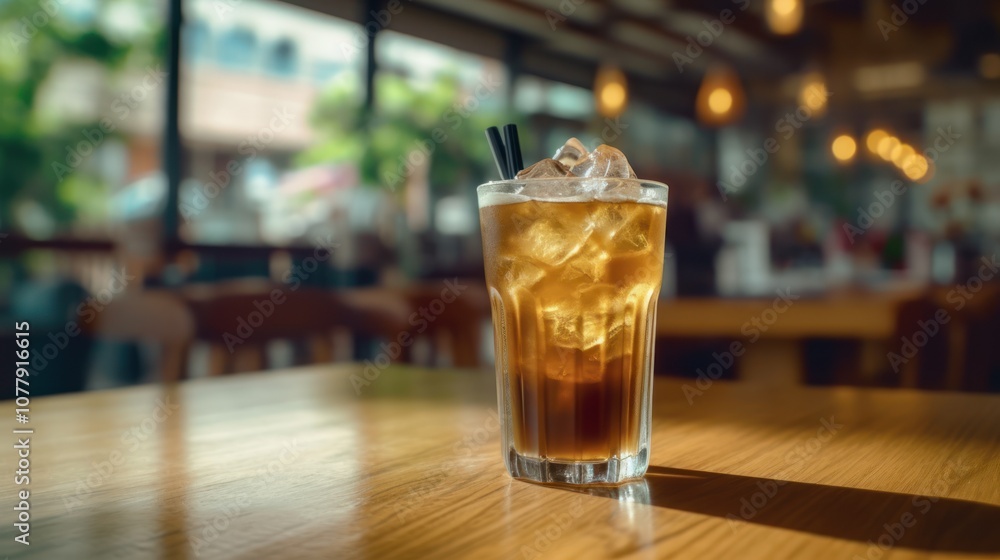 Refreshing Iced Coffee on a Sunny Day Refreshing Iced Coffee on a Sunny Day