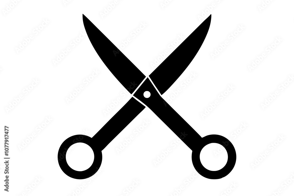 Scissors and X-Acto Knife | isolated vector illustration on white background Scissors and X-Acto Knife | isolated vector illustration on white background