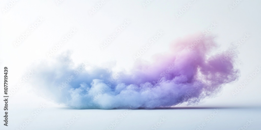 Fototapeta premium Ethereal Cloud Gradient Light and airy shades of white, light blue, and lavender for a cloud-like effect,space for text