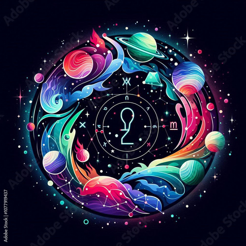 Celestial Zodiac Emblem
