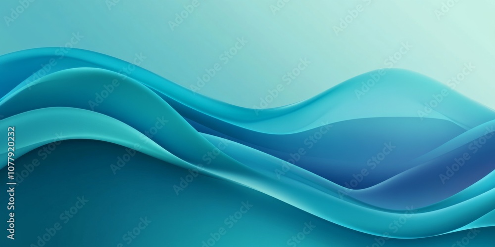 Ocean Wave Gradient Shades of turquoise, deep blue, and teal, giving an oceanic, flowing impression,space for text Ocean Wave Gradient Shades of turquoise, deep blue, and teal, giving an oceanic, flowing impression,space for text