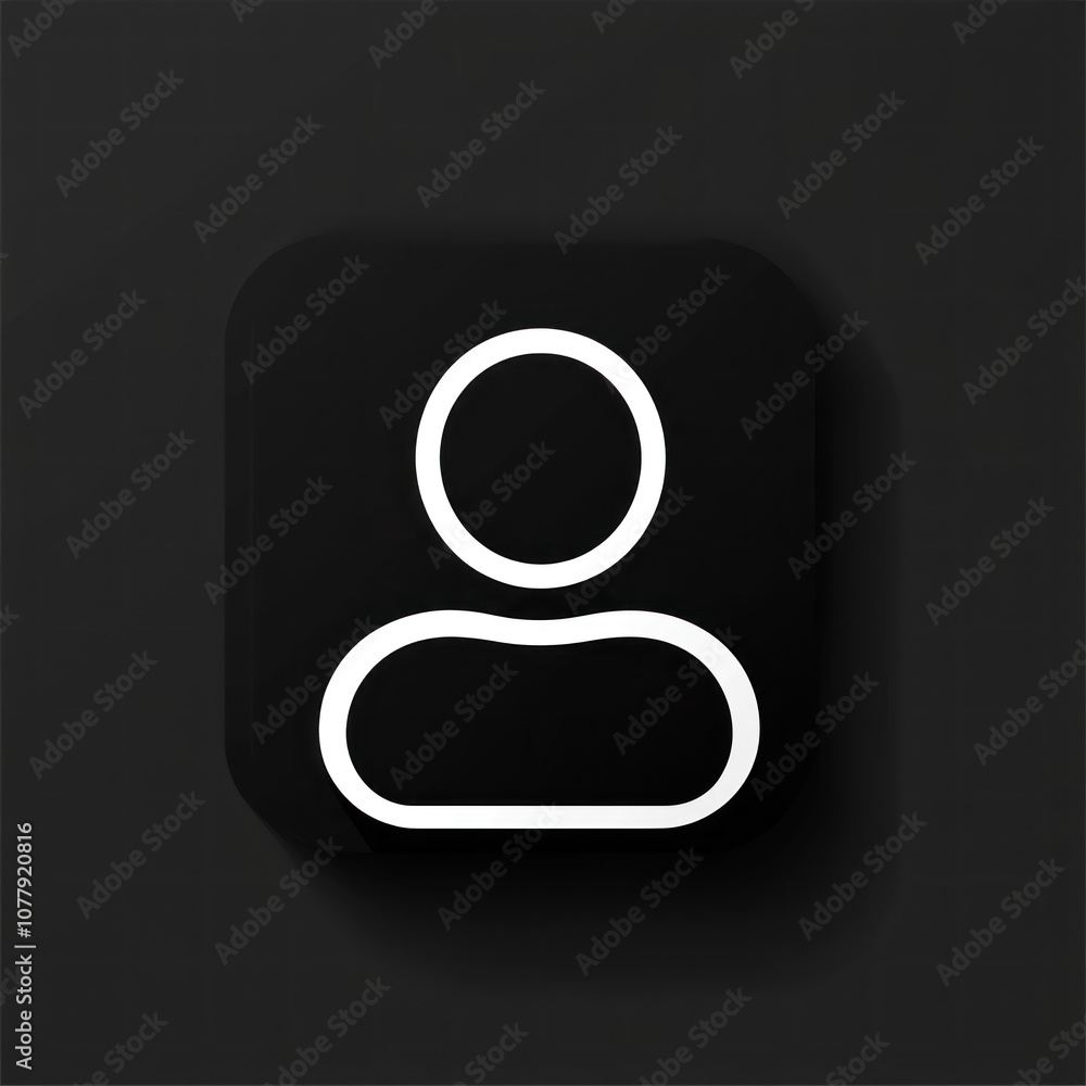 Black and white icon with letter G. Black and white icon with letter G.