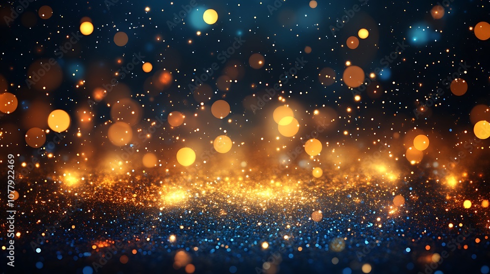 Abstract glittering lights background with bokeh blur Abstract glittering lights background with bokeh blur