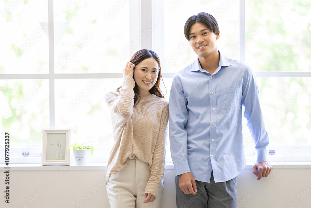 男女のポートレート 男女のポートレート