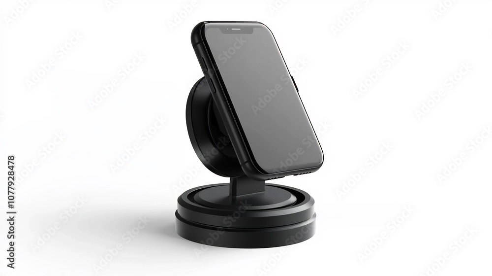 Magnetic Car Phone Holder with Strong Adhesive Base Showcased on a Clean White Background Highlighting the Secure Placement and Convenience of Hands Free Smartphone Use While Driving or in the Office Magnetic Car Phone Holder with Strong Adhesive Base Showcased on a Clean White Background Highlighting the Secure Placement and Convenience of Hands Free Smartphone Use While Driving or in the Office