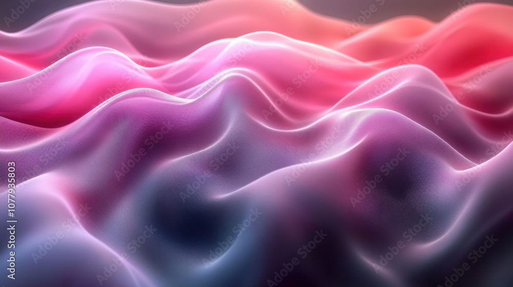 Obraz premium Subtle gradient background in shades of gray and pink for an elegant and calm visual effect