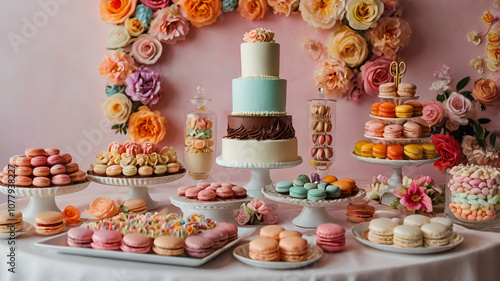 Wallpaper Mural cake with candles Torontodigital.ca