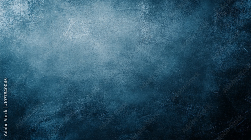 Obraz premium Dark blue scratched background texture, a vintage, distressed, shabby chic backdrop for design projects