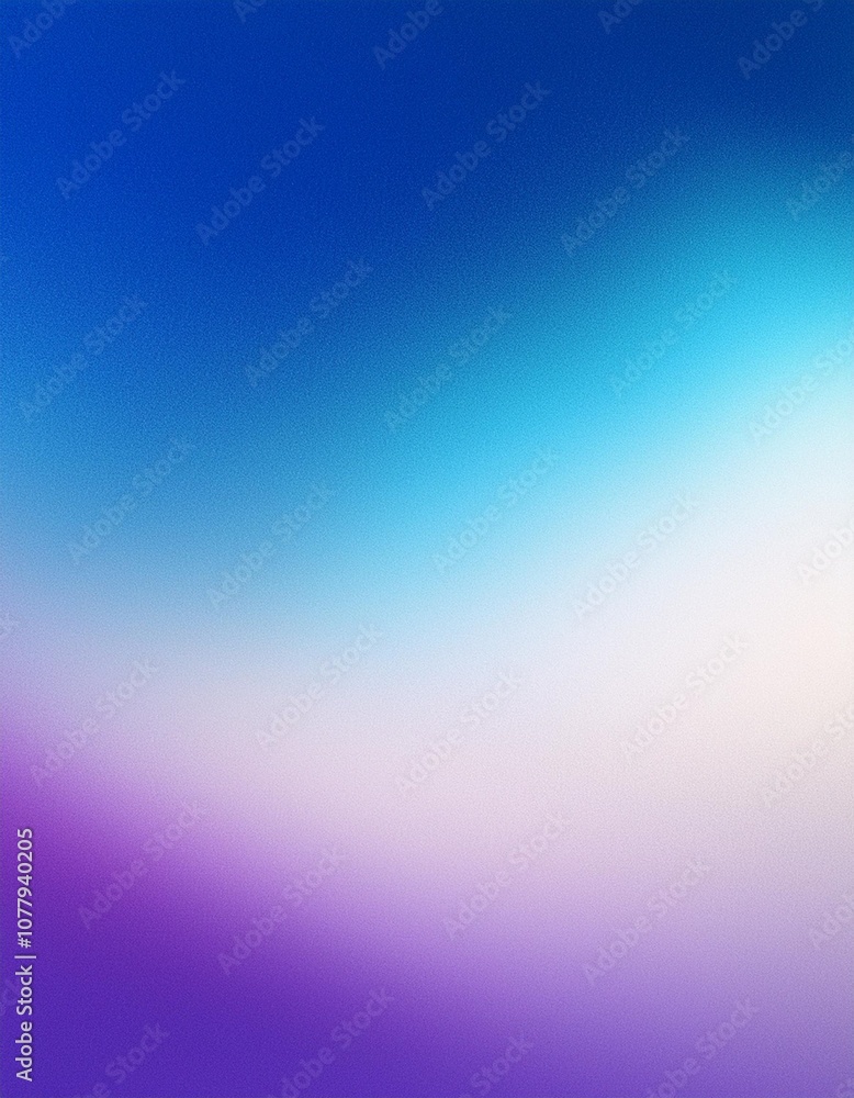 Fototapeta premium Soft, calming blue and purple gradient creates a minimalist, abstract design