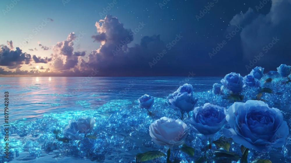 Maldivian Enchantment: A Crystalline Blue Rose Fantasy Maldivian Enchantment: A Crystalline Blue Rose Fantasy