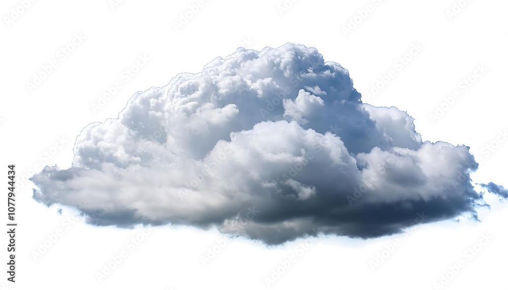Fluffy white clouds drift across a bright blue summer sky Fluffy white clouds drift across a bright blue summer sky