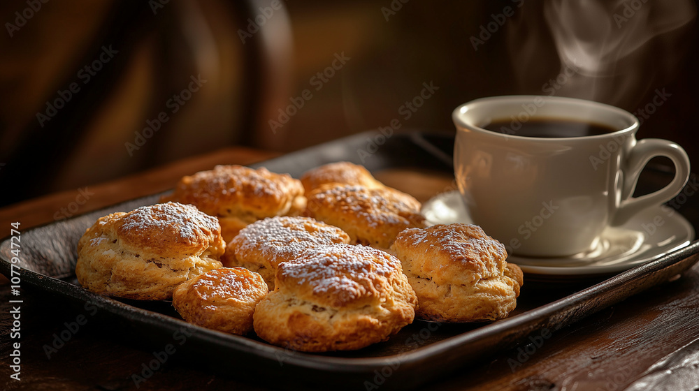 Scones and coffee Scones and coffee