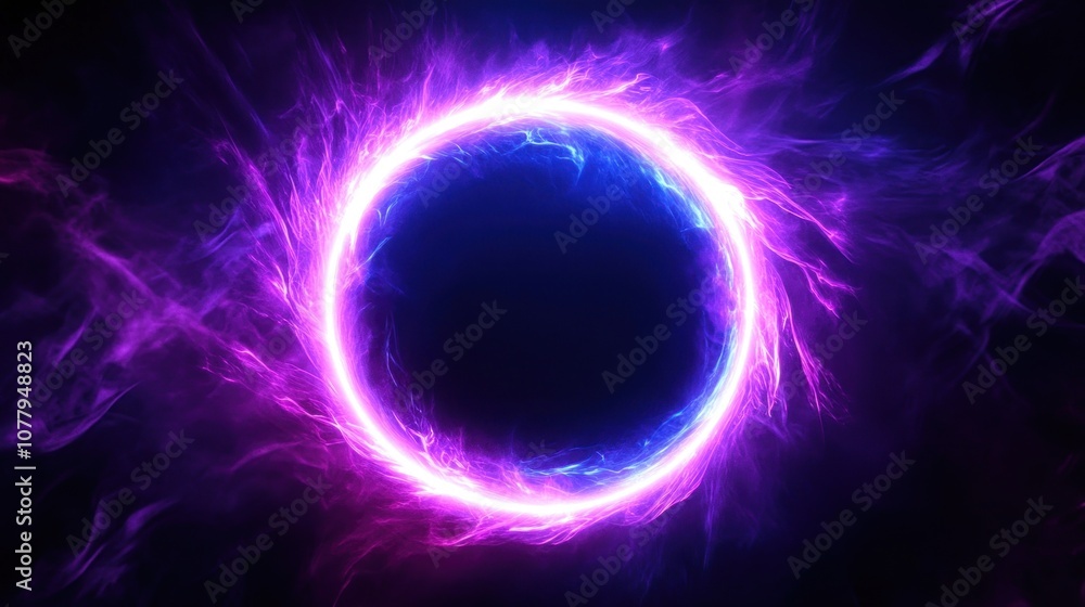 Obraz premium Glowing Cosmic Ring