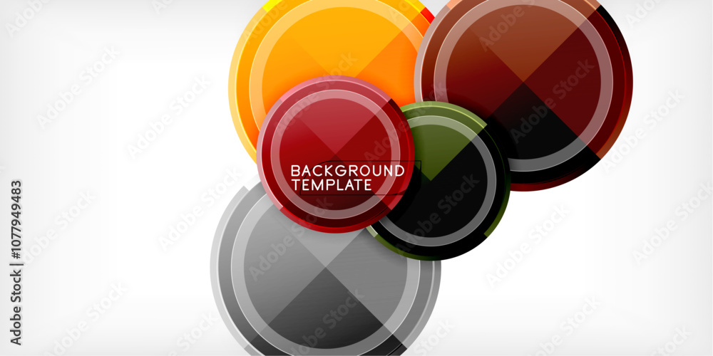 Minimal geometric abstract background. Circle triangle design Minimal geometric abstract background. Circle triangle design