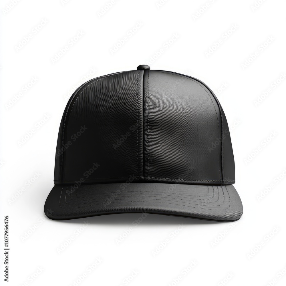 realistic high quality black snapback mockup isolated realistic high quality black snapback mockup isolated