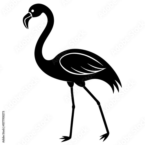 illustration of a flamingo