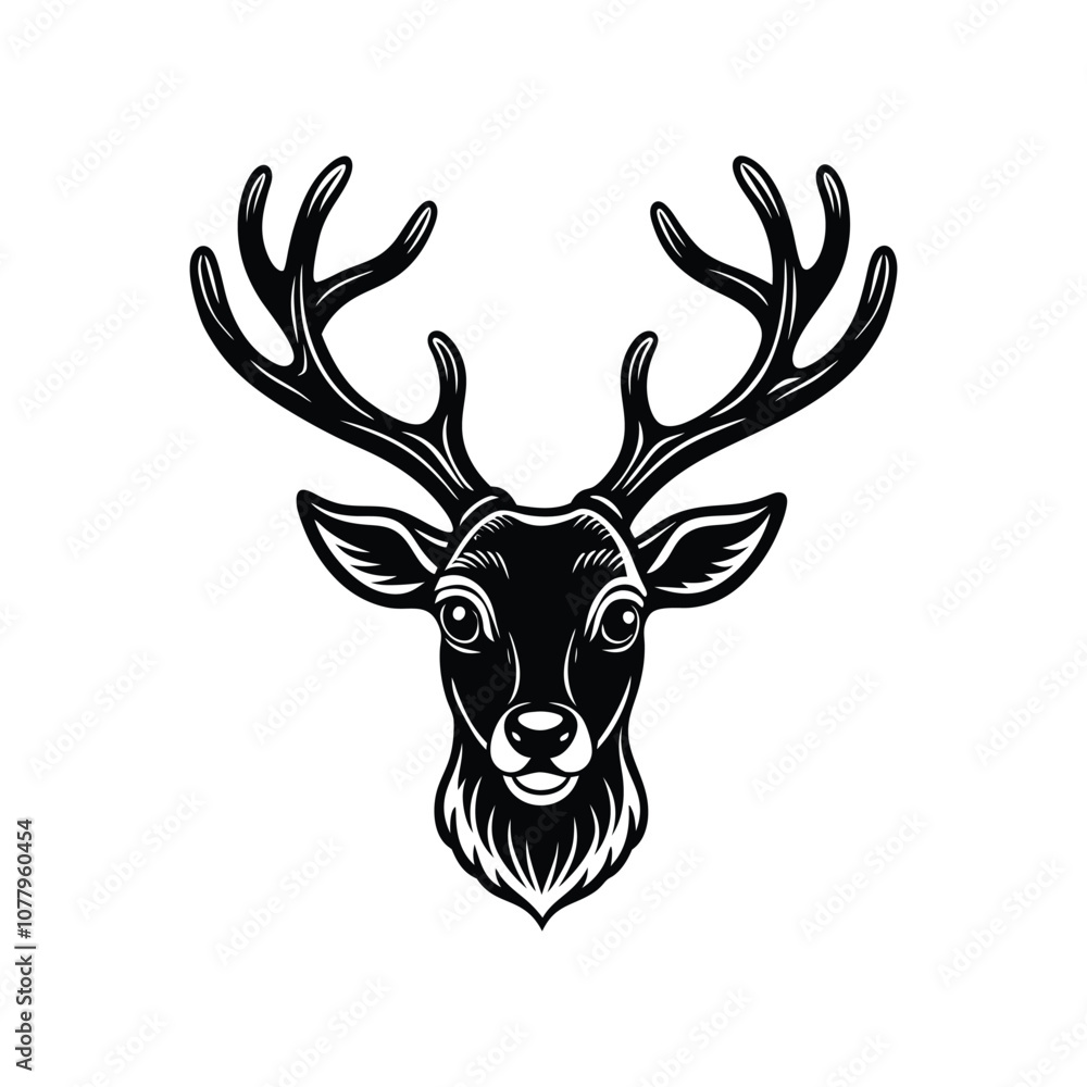 Christmas Deer Head Christmas Deer Head