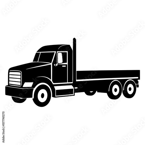 truck isolated on white background