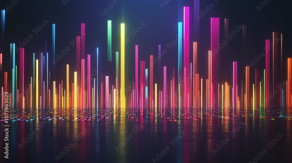 abstract background with colorful equalizer bar abstract background with colorful equalizer bar