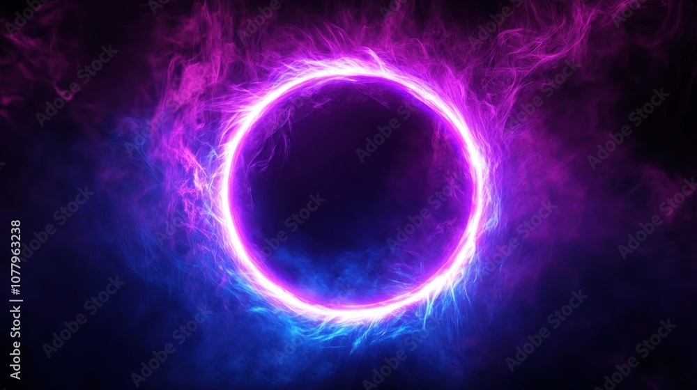 Neon Ring in Smoke Neon Ring in Smoke