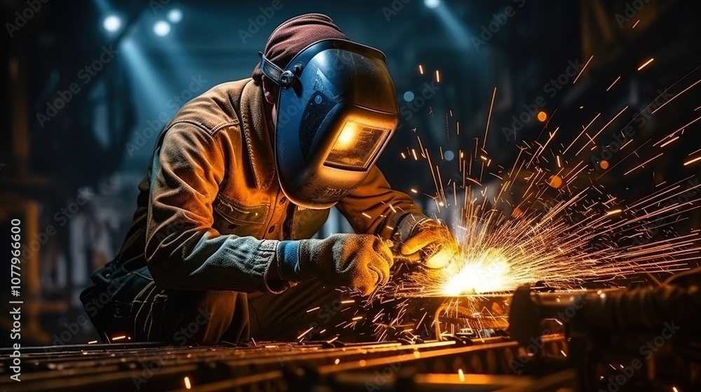 Welder at Work Welder at Work