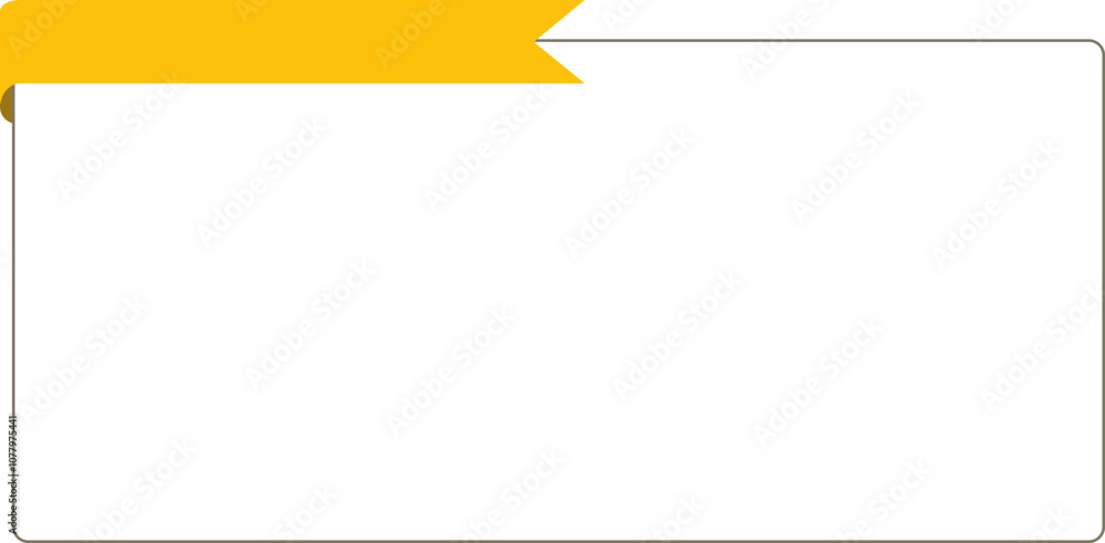 Obraz premium minimal title rectangle frame