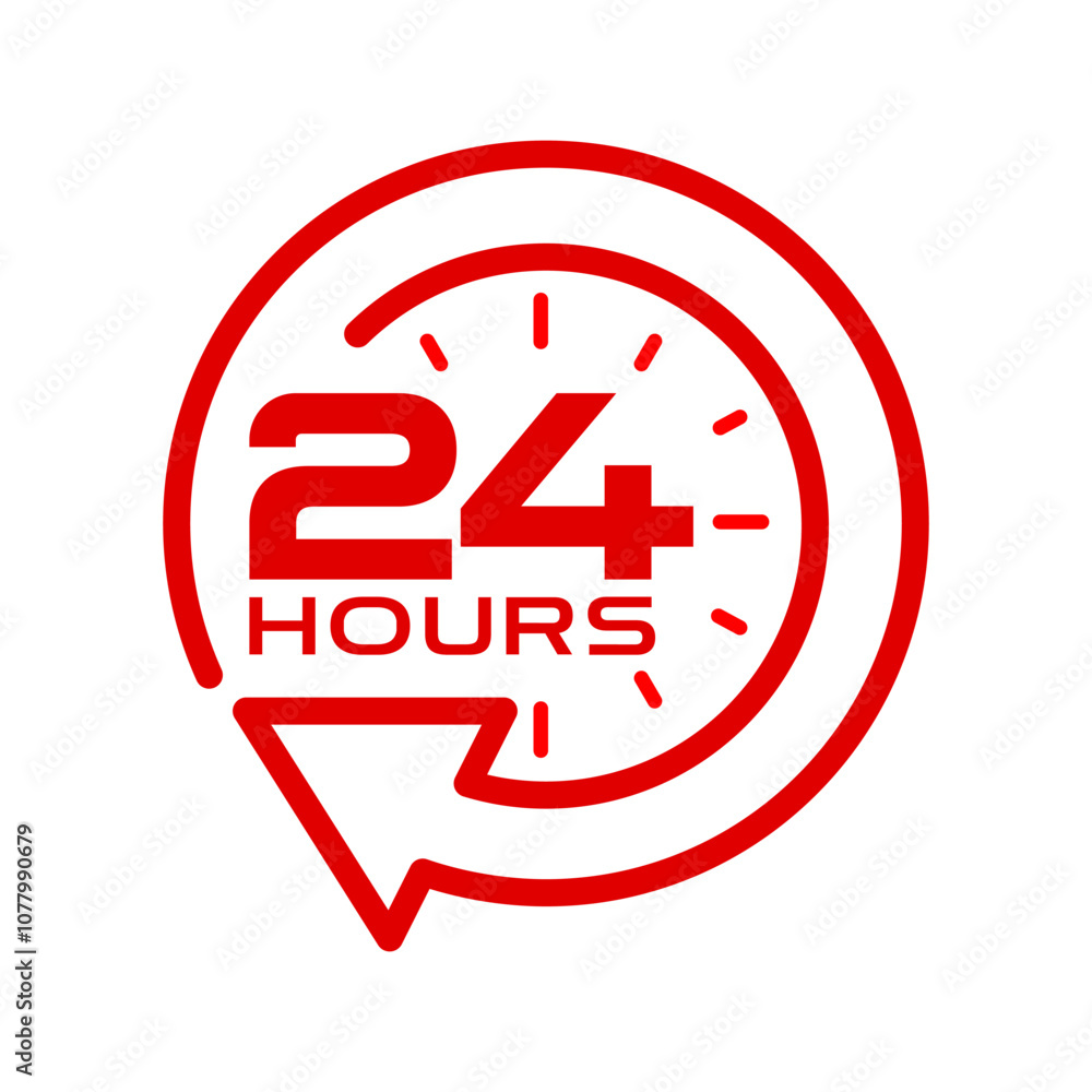 24 hours icon set. Twenty four hours symbol. 24 hour assistance icons. Customer support 24 hours logo. Vector Illustration. 24 hours icon set. Twenty four hours symbol. 24 hour assistance icons. Customer support 24 hours logo. Vector Illustration.