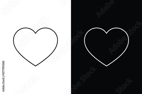 Exploring Heart Icons in Line Art. From Healthcare to Romance