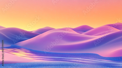 digital technology shining starlight dune poster background