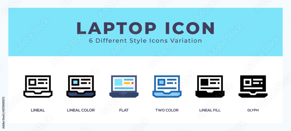 Laptop vector icons designed. icon symbol set. Laptop vector icons designed. icon symbol set.