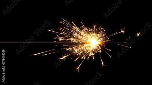 Wallpaper Mural digital technology flash fairy wand fireworks illustration poster background Torontodigital.ca