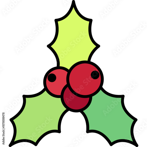 decoration, mistletoe, nature, ornament Icon