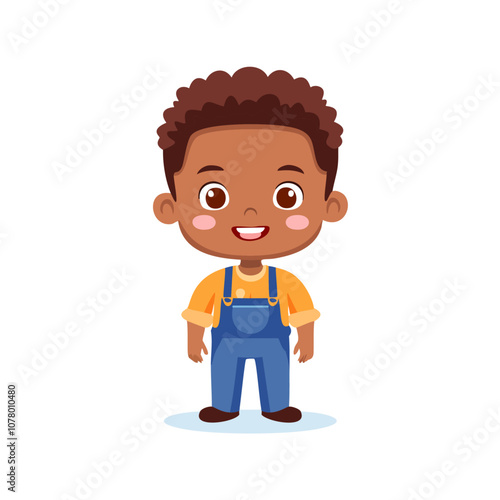 Mechanic Cute Worker Work Job Profession Professional Occupation Cartoon Character
