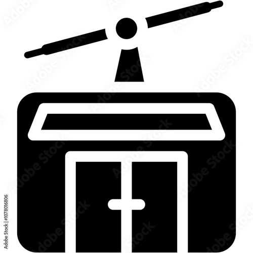 Cabin, Cable Car Cabin, Ski Resort, Transportation, Transport Icon