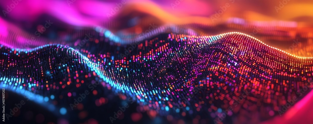 Diverse network flow, vibrant holographic data, advanced AI design Diverse network flow, vibrant holographic data, advanced AI design
