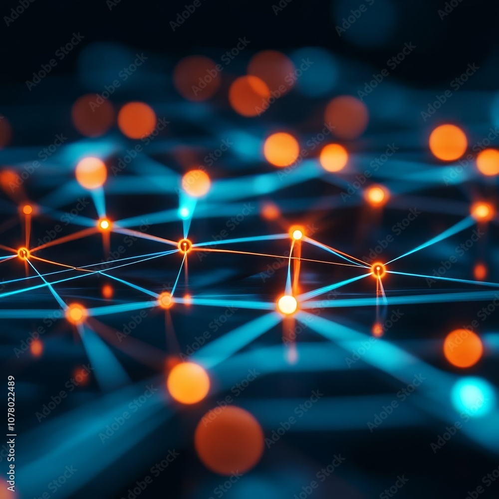 Futuristic diverse nodes, interconnected holographic circuits, digital glow Futuristic diverse nodes, interconnected holographic circuits, digital glow