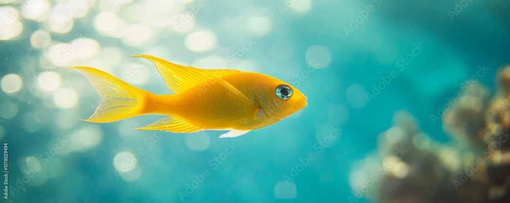 Naklejka premium Sunny Yellow Tail Background – Vibrant and Cheerful Color Palette for Designs and Presentations.