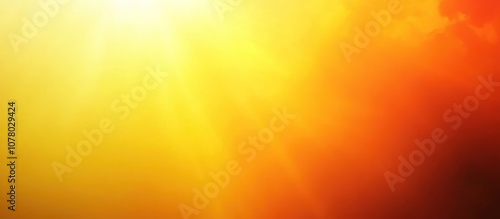 Bright yellow and orange gradient background.