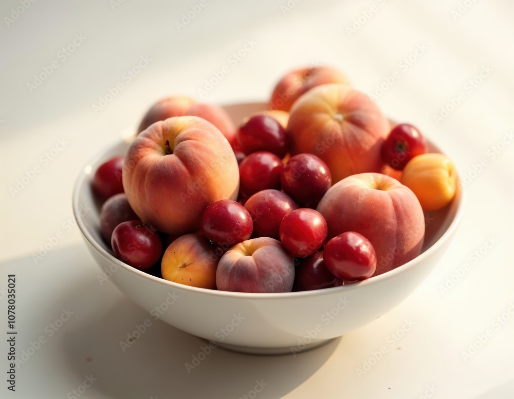Explore the delicious variety of fresh fruits in a beautiful bowl arrangement Explore the delicious variety of fresh fruits in a beautiful bowl arrangement