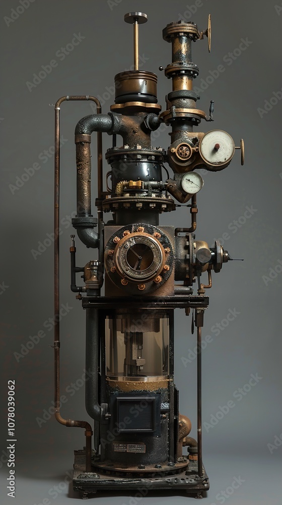 Steampunk Machine: A Futuristic Industrial Design Steampunk Machine: A Futuristic Industrial Design