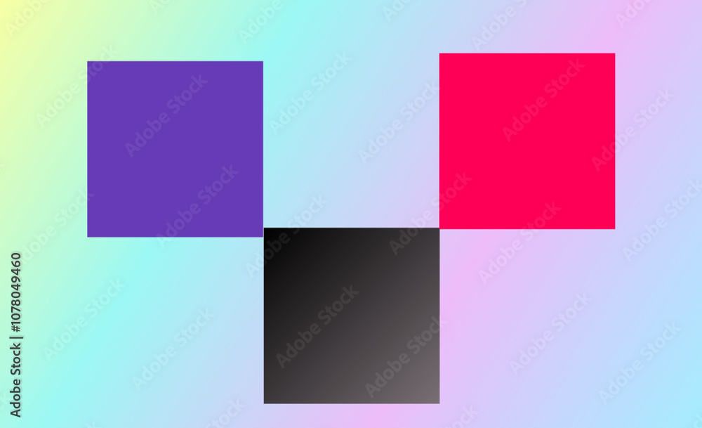 set of banners with squares set of banners with squares