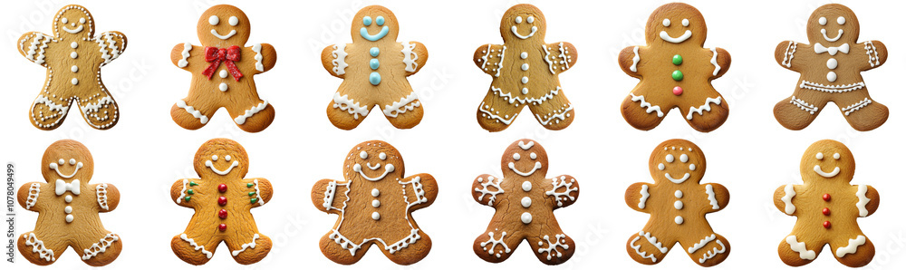 Various Christmas cookies Ginger bread for new year celebration isolated on background. Various Christmas cookies Ginger bread for new year celebration isolated on background.