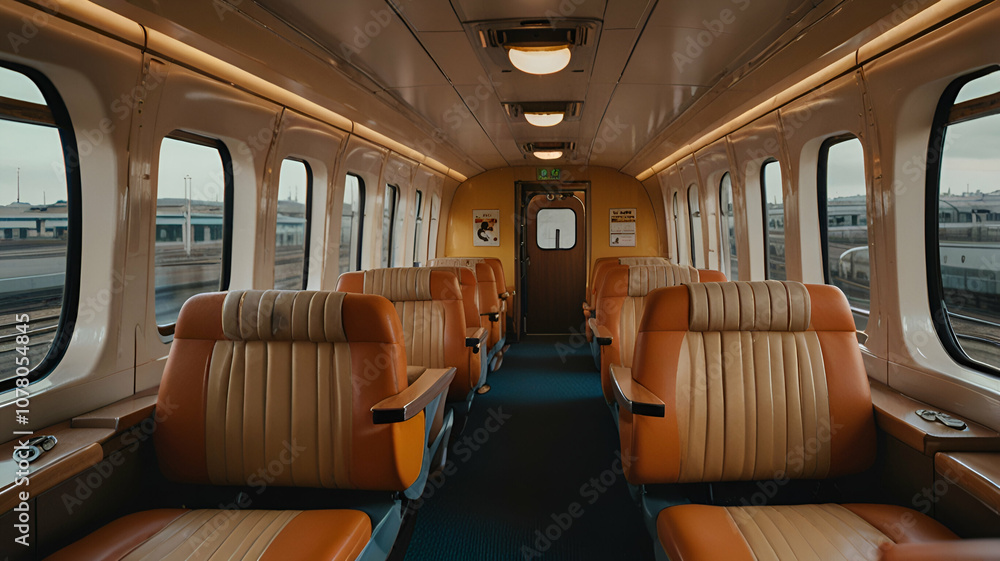 interior of a train interior of a train