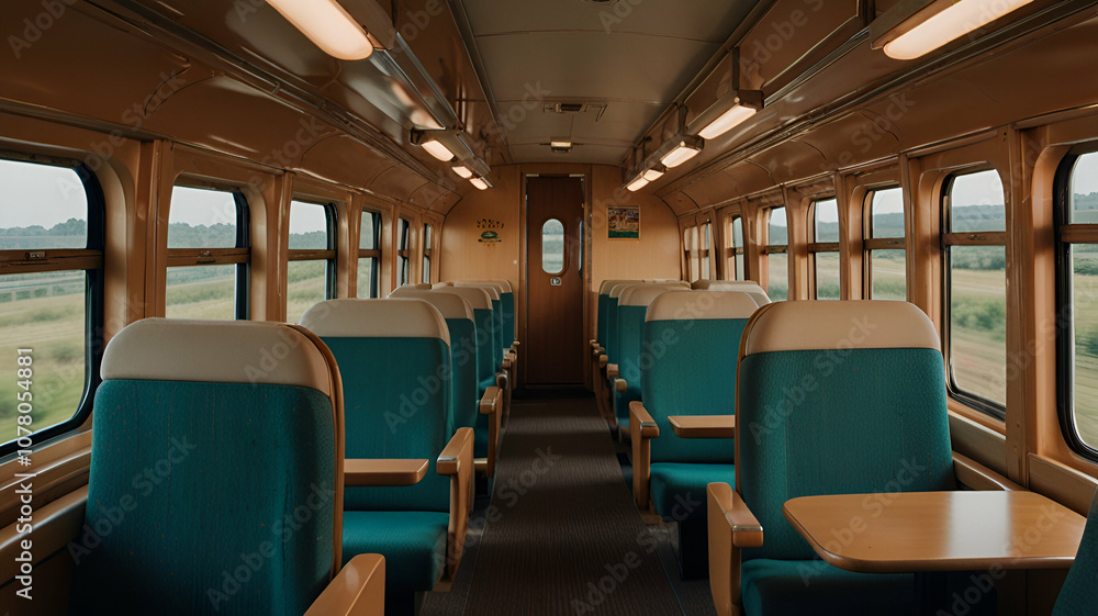 interior of a train interior of a train