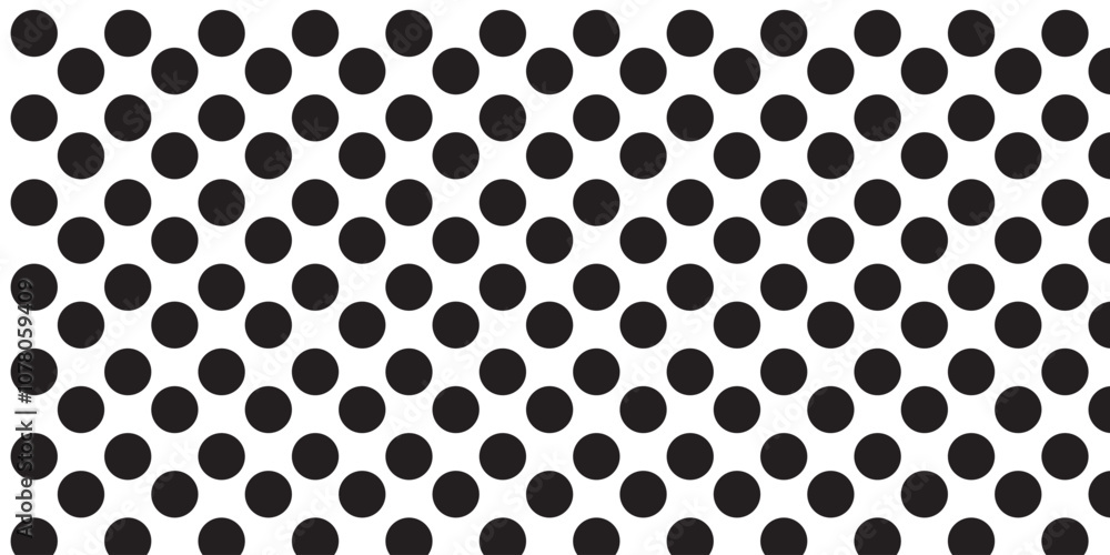 Black and White Polka Dot Pattern Black and White Polka Dot Pattern