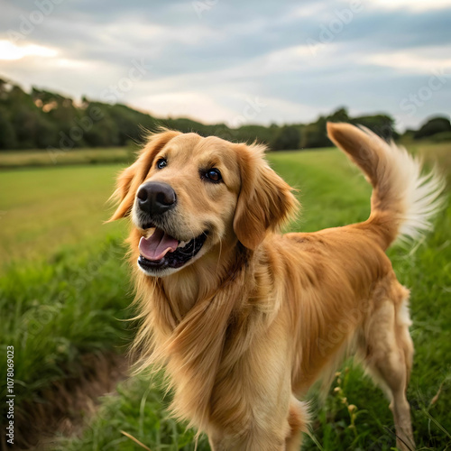 The Golden Retriever is a friendly, intelligent, and versatile dog breed, known for its loyalty.