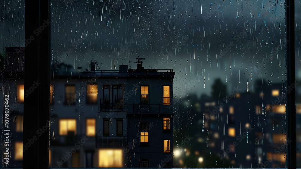 night view of the city