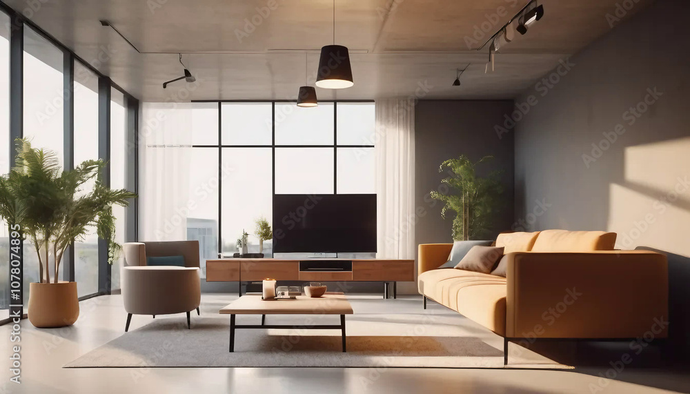 Fototapeta premium modern living room