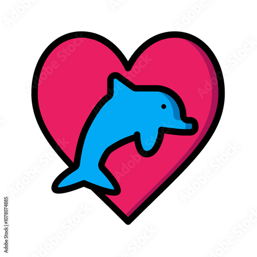 Heart Dolphin